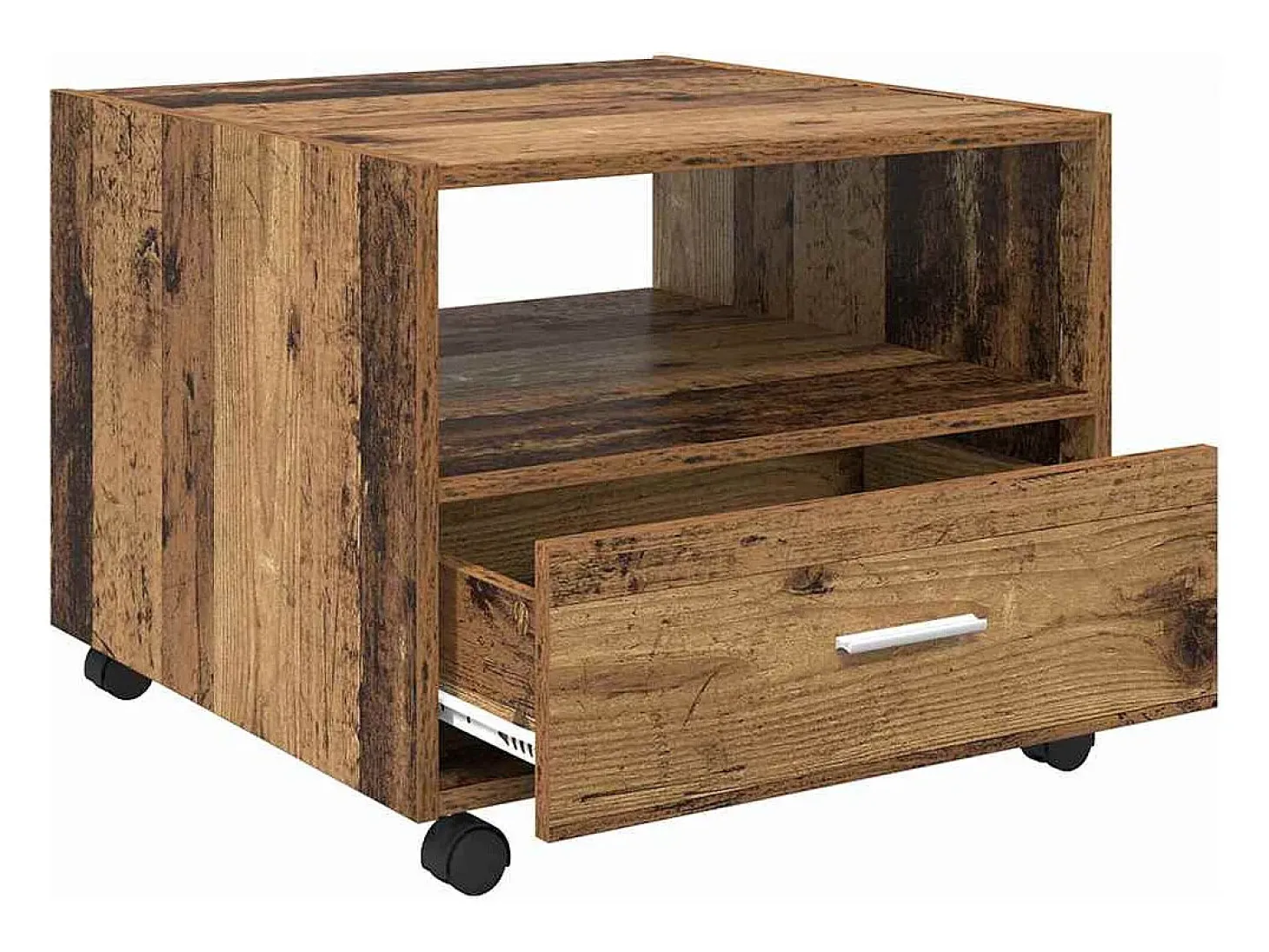 Mesa de Café Madera vieja 55 x 55 x 45 cm Madera contrachapada