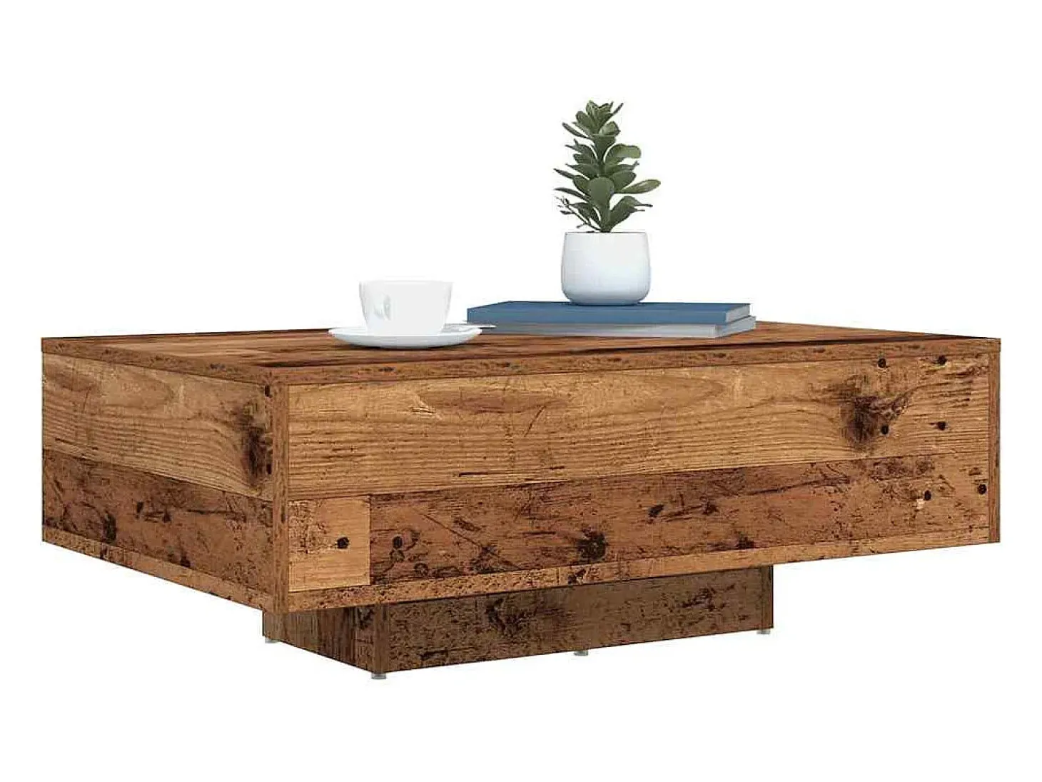 Mesa de Café Madera vieja 85 x 55 x 31 cm Madera contrachapada