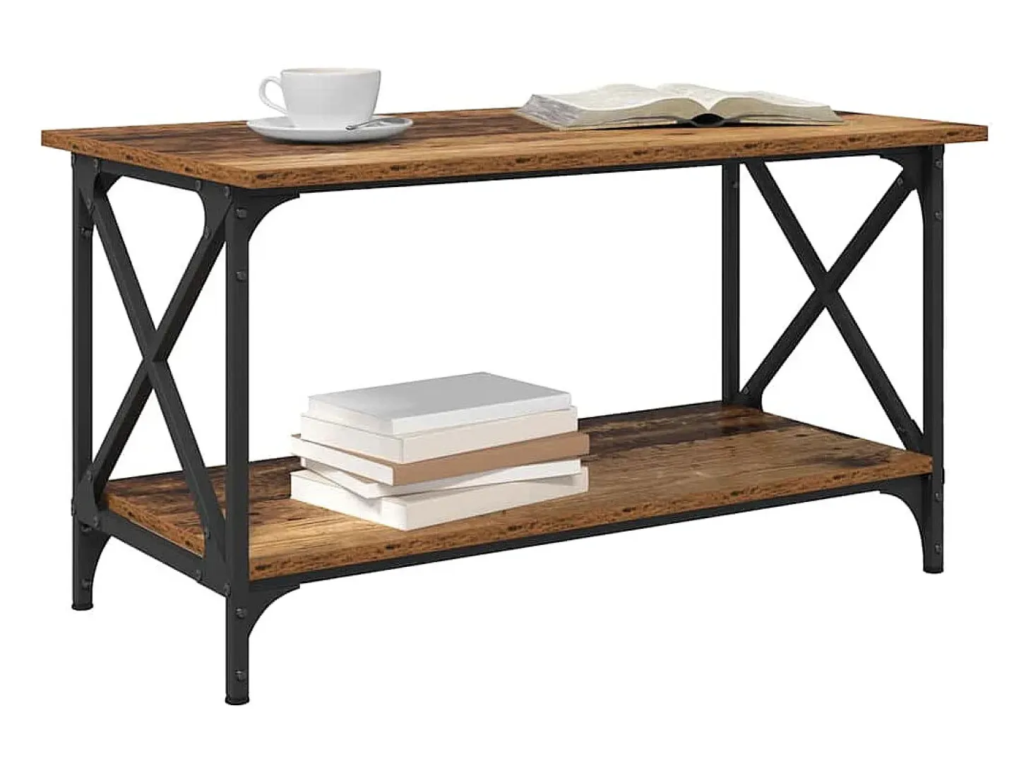 Mesa de Café Madera vieja 80 x 45 x 45.5 cm