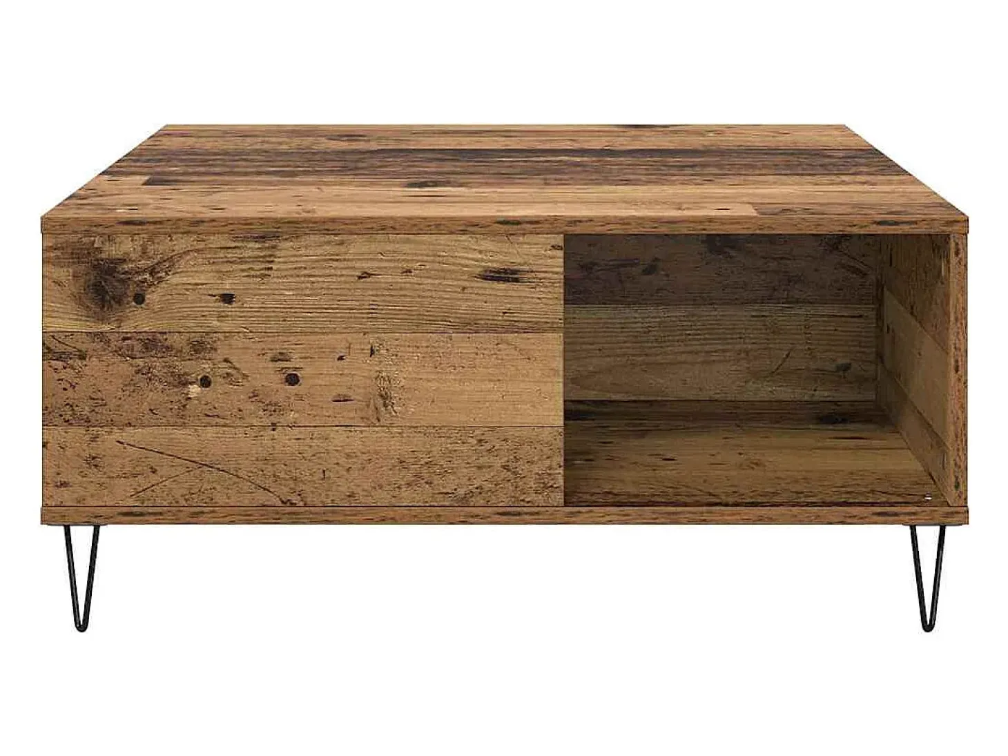 Mesa de Café Madera vieja 80 x 80 x 36.5 cm