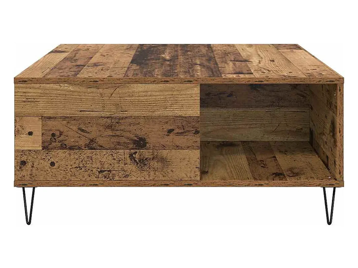 Mesa de Café Madera vieja 80 x 80 x 36.5 cm