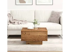 Mesa de Café Madera vieja 55 x 55 x 31 cm Madera contrachapada