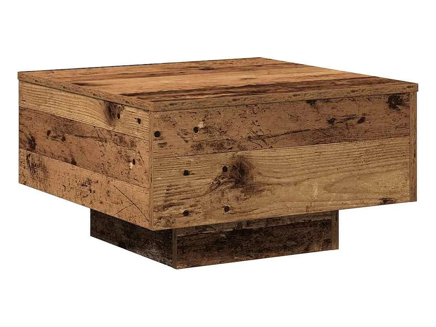 Mesa de Café Madera vieja 55 x 55 x 31 cm Madera contrachapada