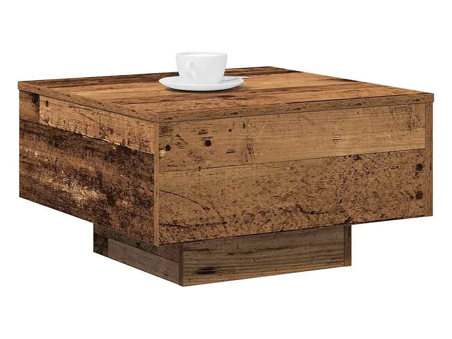 Mesa de Café Madera vieja 55 x 55 x 31 cm Madera contrachapada