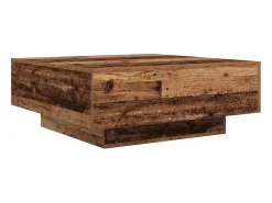 Mesa de Café Madera vieja Azul 80 x 80 x 31 cm