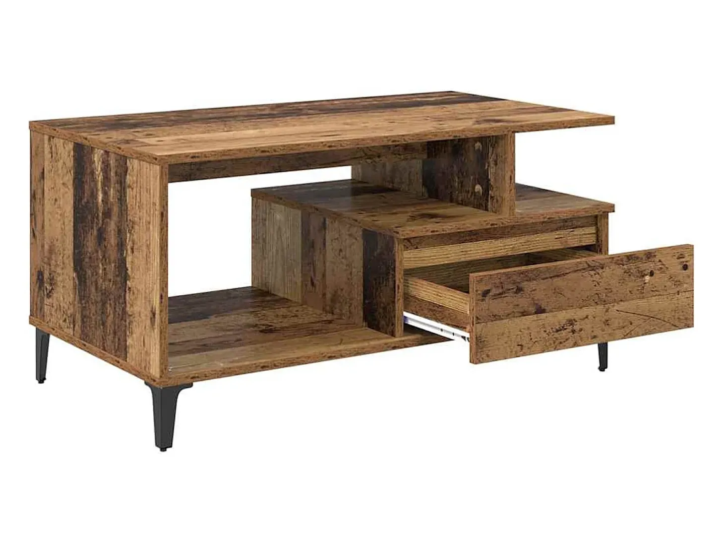Mesa de Café Madera vieja 90 x 49 x 45 cm Madera contrachapada