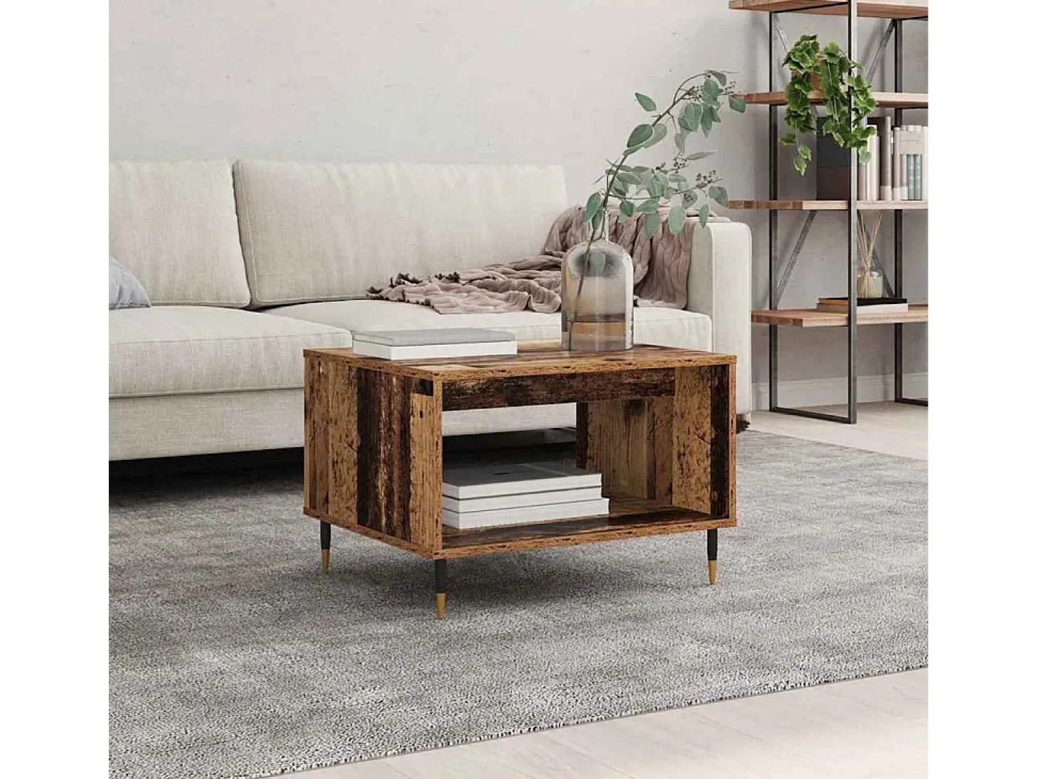Mesa de Café Madera vieja 60 x 50 x 40 cm Madera contrachapada