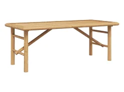 Mesa de Café Marrón 110 x 50 x 43 cm Bambú