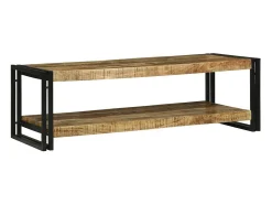 Mesa de Café Marrón 120 x 50 x 38 cm madera maciza de mango