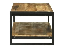 Mesa de Café Marrón 120 x 50 x 38 cm madera maciza de mango