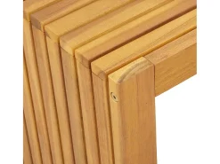 Mesa de Café Marrón 110 x 55 x 35 cm madera maciza de acacia