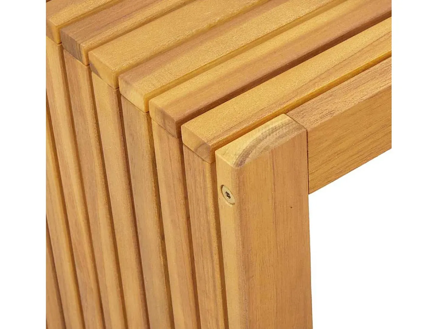 Mesa de Café Marrón 110 x 55 x 35 cm madera maciza de acacia