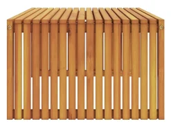 Mesa de Café Marrón 110 x 55 x 35 cm madera maciza de acacia