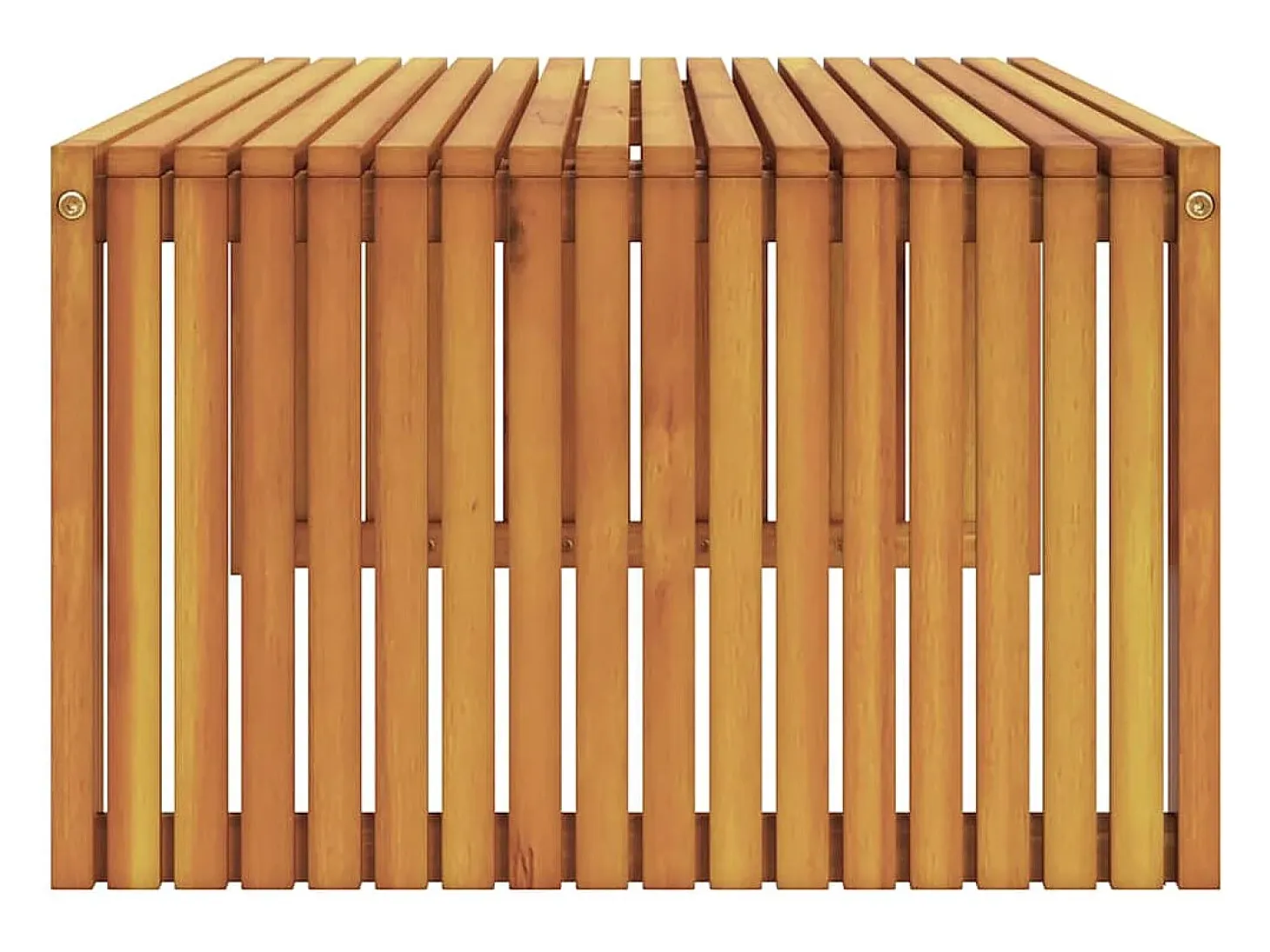Mesa de Café Marrón 110 x 55 x 35 cm madera maciza de acacia