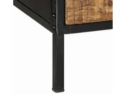 Mesa de Café Marrón 90 x 50 x 40 cm Madera maciza de Mango