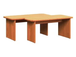 Mesa de Café Marrón cera 100 x 69 x 35.5 cm