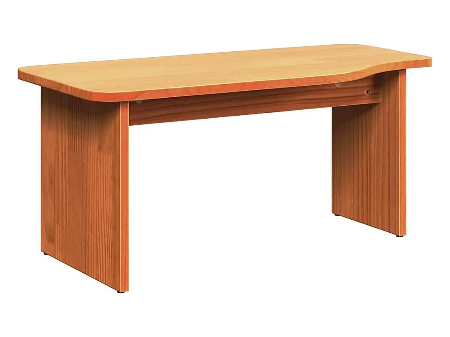 Mesa de Café Marrón cera 100 x 69 x 35.5 cm