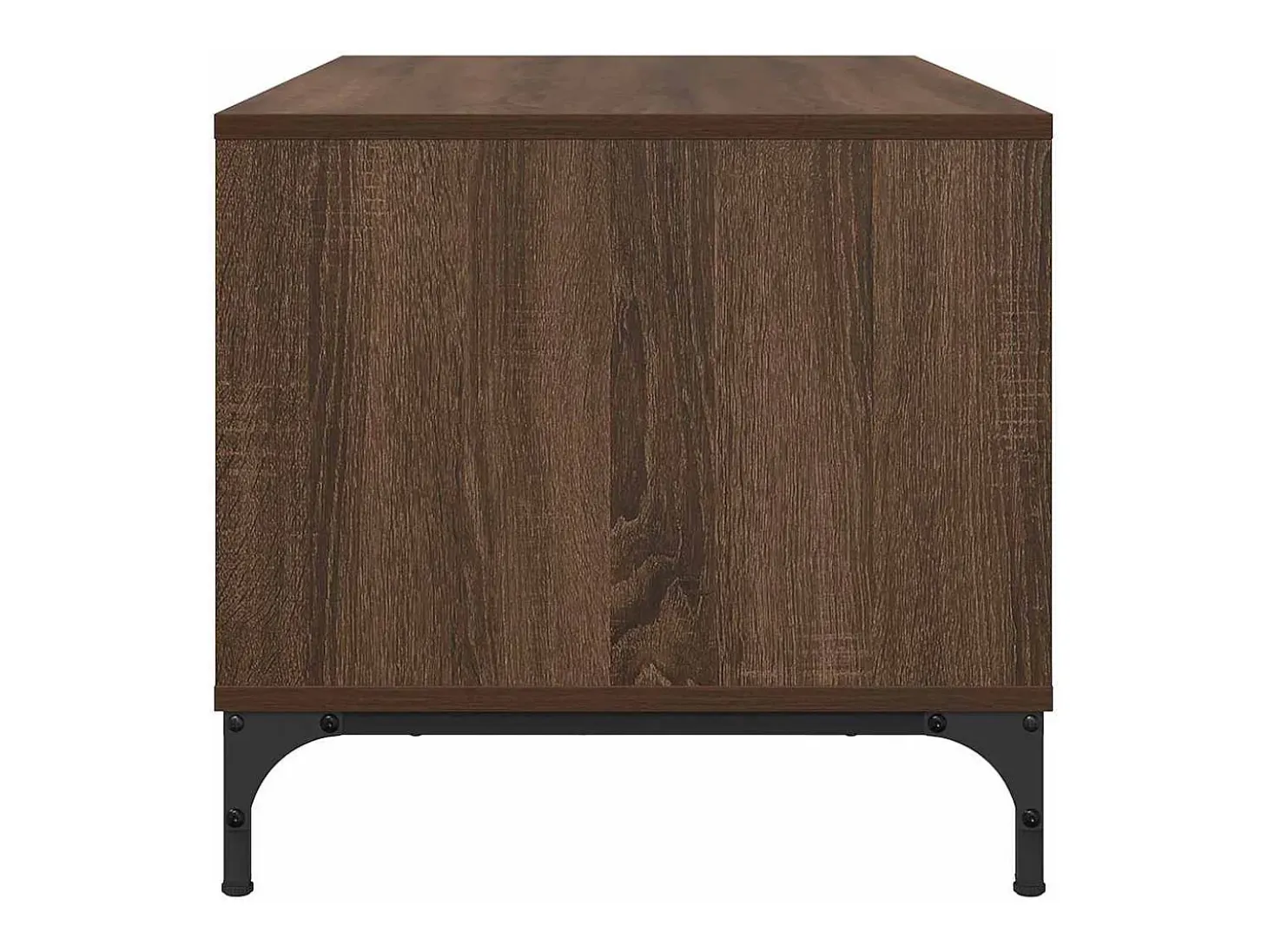 Mesa de Café Marrón roble 90 x 49 x 46 cm Madera contrachapada