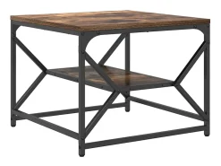 Mesa de Café Roble ahumado 51 x 50 x 40 cm