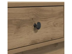 Mesa de Café Roble artisan 90 x 90 x 28 cm Madera contrachapada