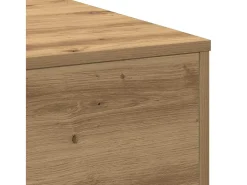 Mesa de Café Roble artisan 80 x 80 x 31 cm Madera contrachapada