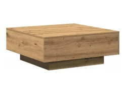 Mesa de Café Roble artisan 80 x 80 x 31 cm Madera contrachapada