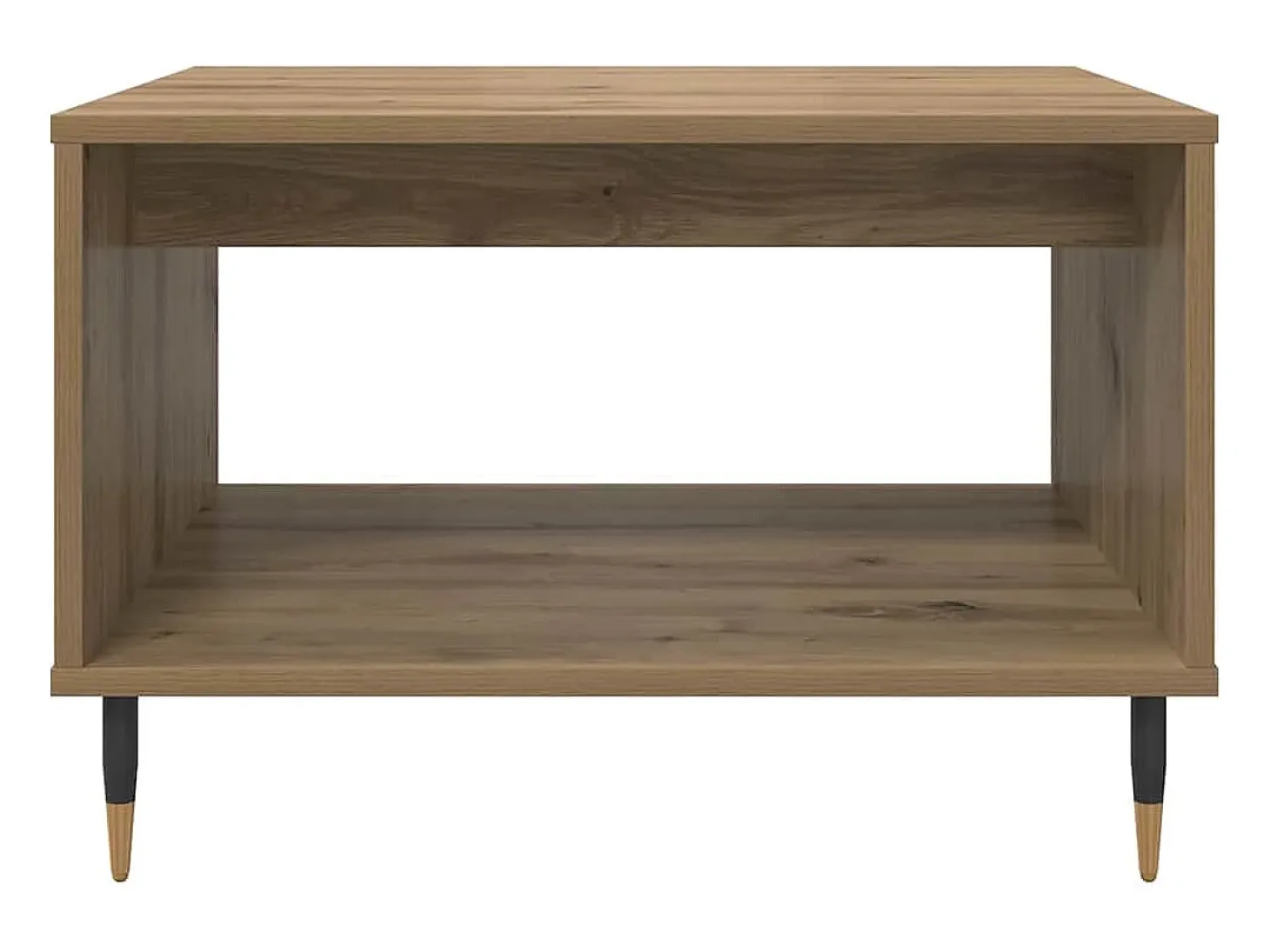 Mesa de Café Roble artisan 60 x 50 x 40 cm Madera contrachapada