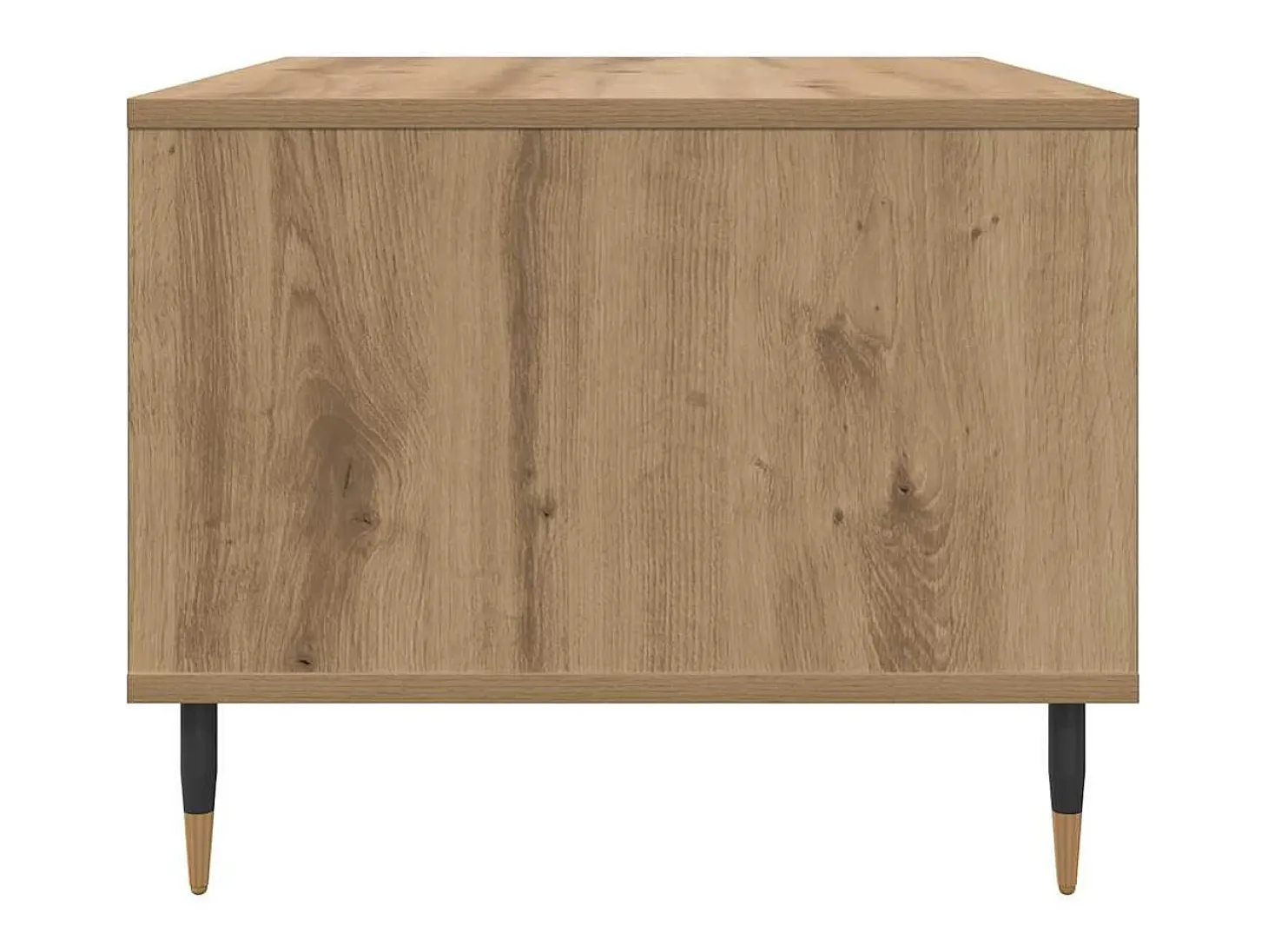 Mesa de Café Roble artisan 60 x 50 x 40 cm Madera contrachapada