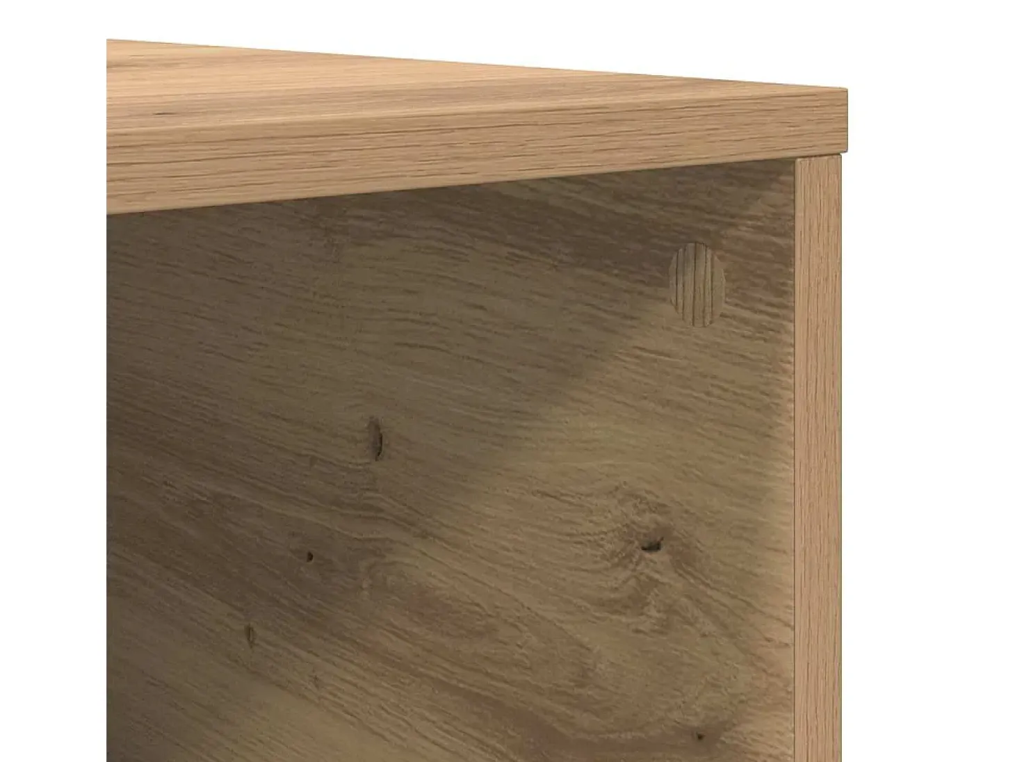 Mesa de Café Roble artisan 80 x 80 x 36.5 cm