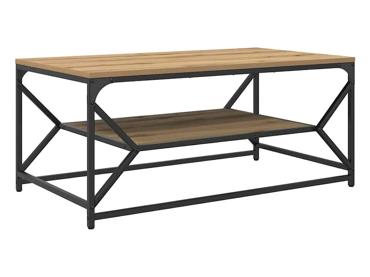 Mesa de Café Roble artisan 90 x 50 x 40 cm