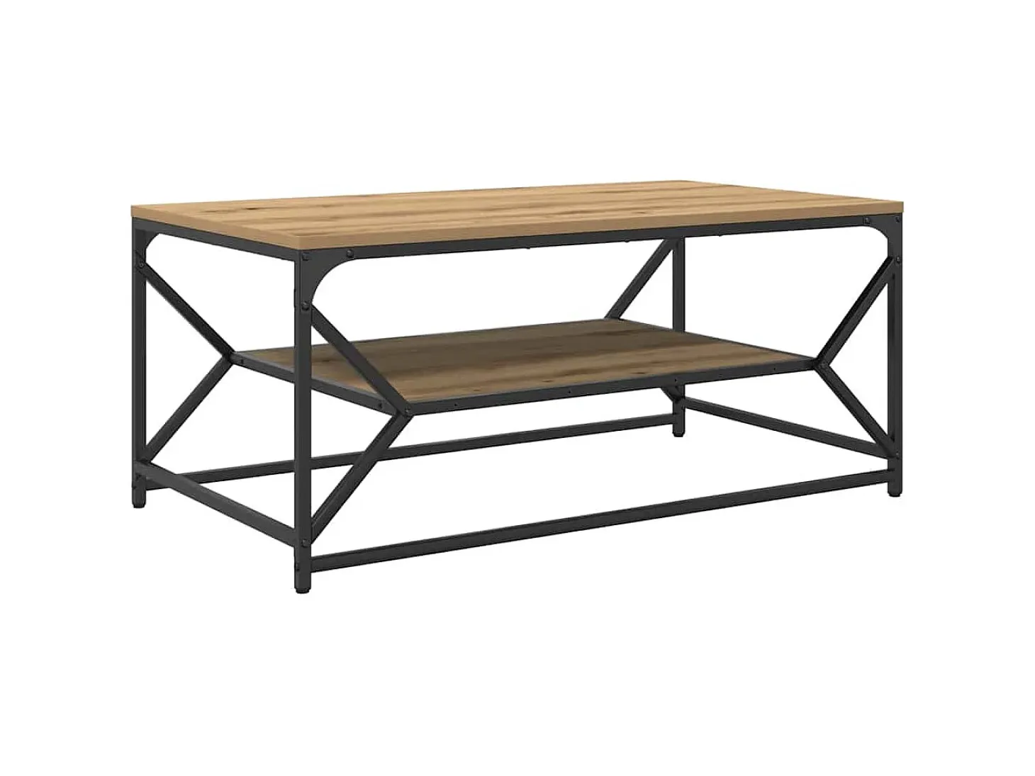 Mesa de Café Roble artisan 90 x 50 x 40 cm
