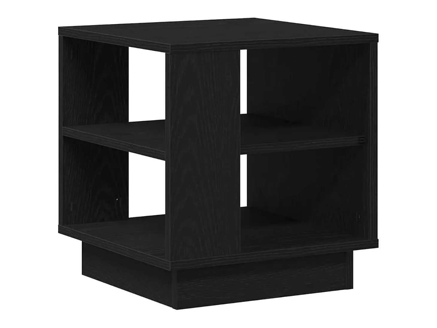 Mesa de Café Roble negro 40 x 40 x 43 cm Madera contrachapada
