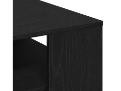 Mesa de Café Roble negro 40 x 40 x 43 cm Madera contrachapada