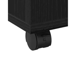 Mesa de Café Roble negro 60 x 60 x 38 cm Madera contrachapada