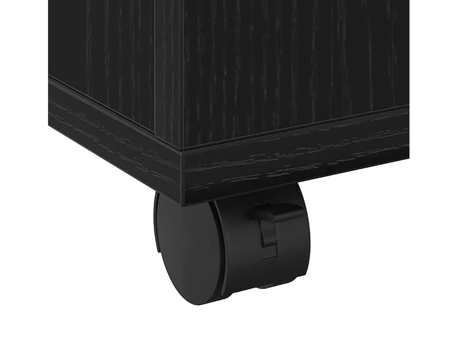 Mesa de Café Roble negro 60 x 60 x 38 cm Madera contrachapada