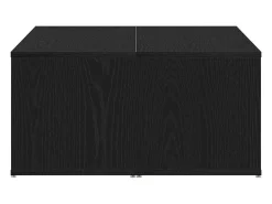 Mesa de Café Roble negro 90 x 67 x 33 cm Madera contrachapada