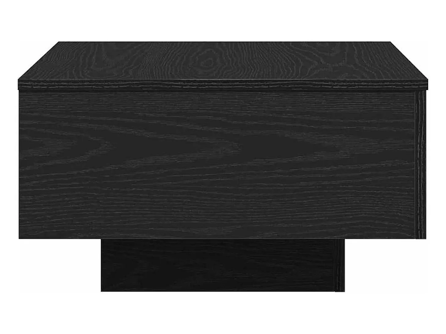 Mesa de Café Roble negro 55 x 55 x 31 cm Madera contrachapada