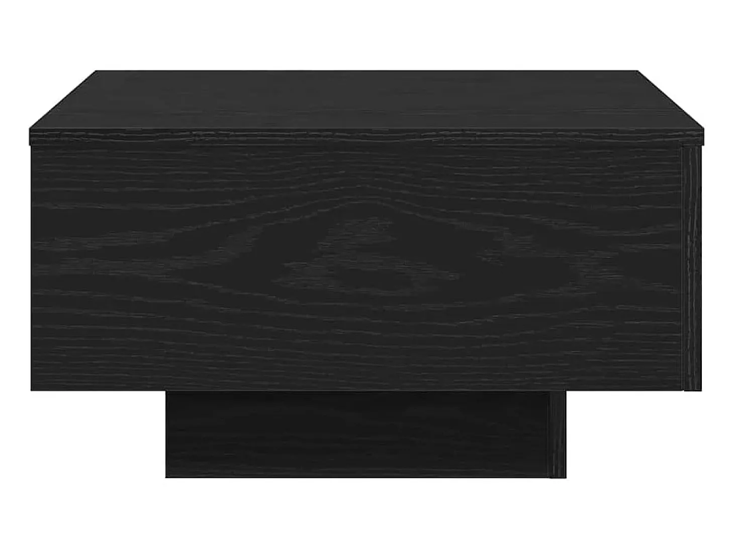 Mesa de Café Roble negro 55 x 55 x 31 cm Madera contrachapada