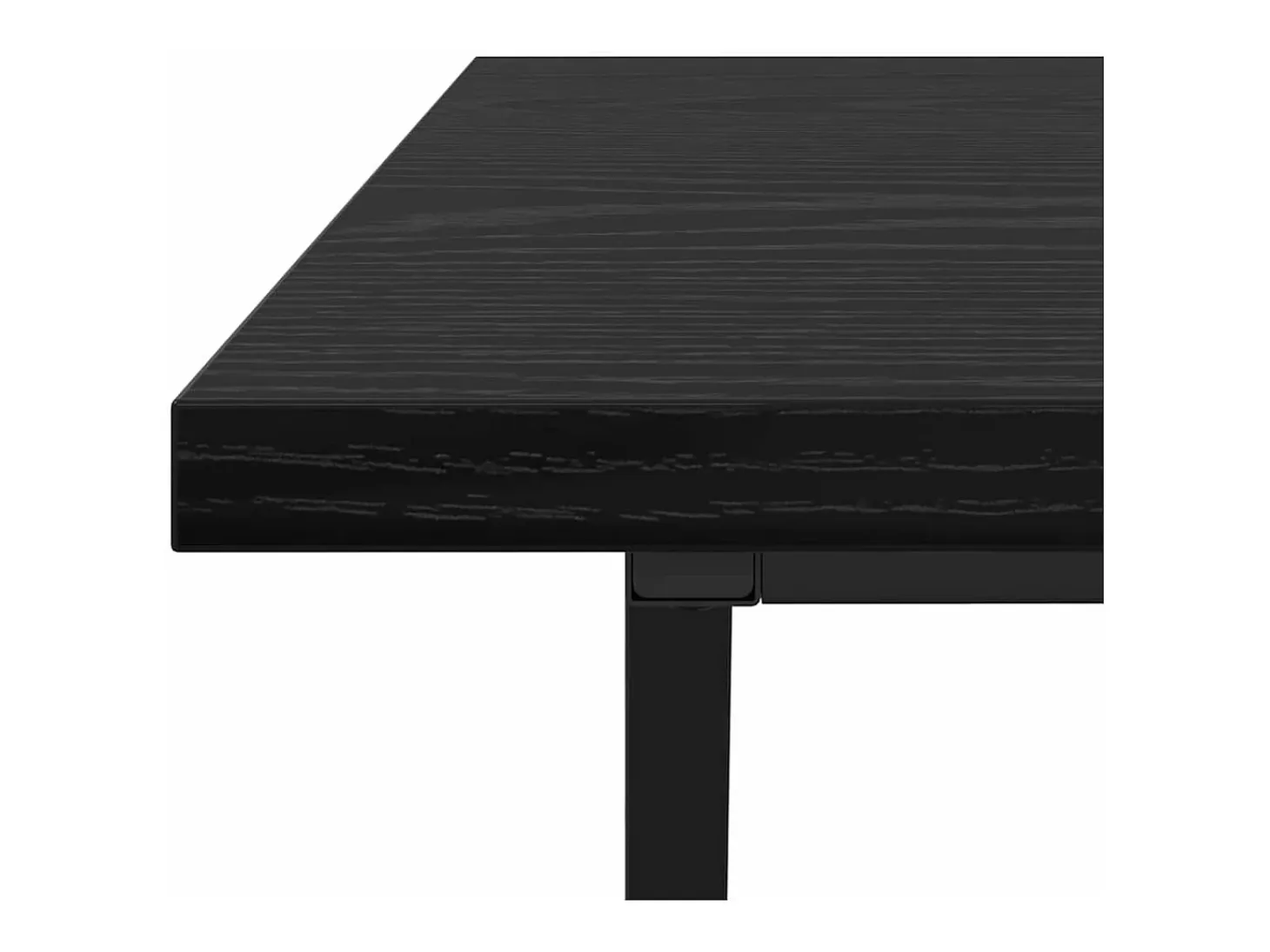 Mesa de Café Roble negro 100 x 50 x 40 cm