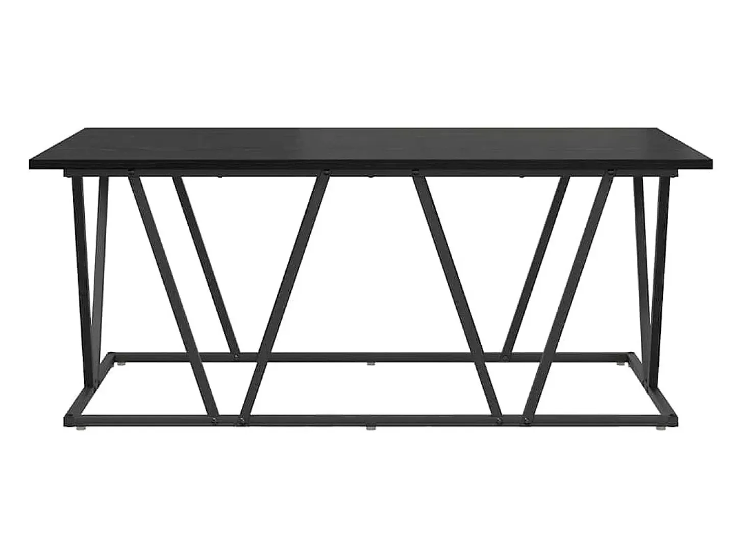 Mesa de Café Roble negro 100 x 50 x 40 cm