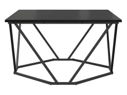 Mesa de Café Roble negro 80 x 80 x 45 cm
