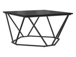 Mesa de Café Roble negro 80 x 80 x 45 cm