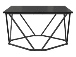 Mesa de Café Roble negro 80 x 80 x 45 cm