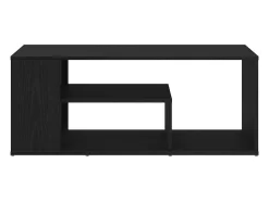 Mesa de Café Roble negro 100 x 50 x 40 cm Madera contrachapada