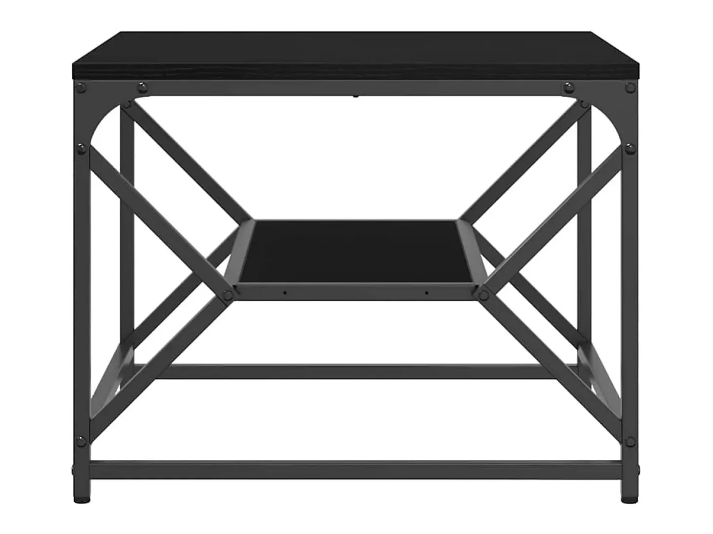 Mesa de Café Roble negro 51 x 50 x 40 cm