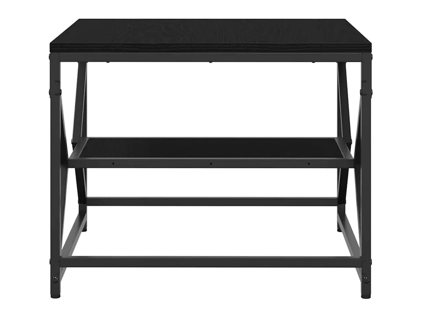 Mesa de Café Roble negro 51 x 50 x 40 cm