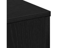 Mesa de Café Roble negro 60 x 60 x 31.5 cm Madera contrachapada