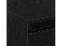 Mesa de Café Roble negro 90 x 50 x 36.5 cm Madera contrachapada