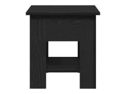 Mesa de Café Roble negro 40 x 40 x 42 cm Madera contrachapada