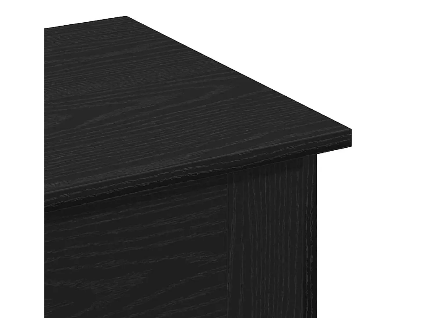 Mesa de Café Roble negro 40 x 40 x 42 cm Madera contrachapada